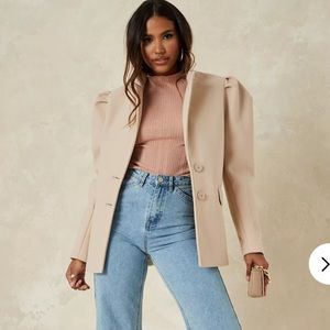 🆕 Missguided Camel Sleeve Formal Coat (NWT)